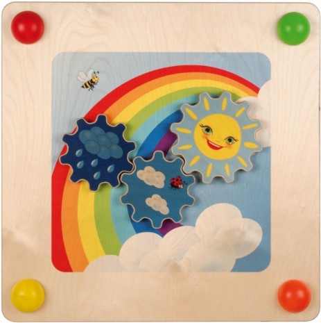 Wandspiel Regenbogen
